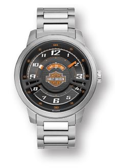 Harley-Davidson® Men's Bulova Bar & Shield Face - 76A162