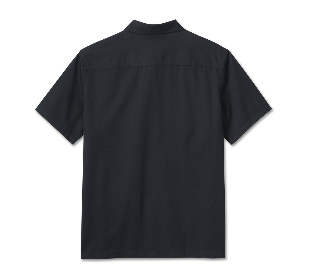 Harley-Davidson® Men's #1 Racing Logo Short Sleeve Shirt - Black