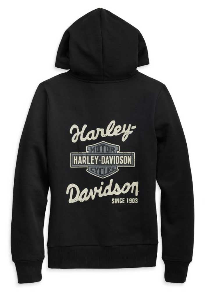 Harley-Davidson® Women's Special Machinist Pullover Hoodie - Black