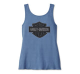 Harley-Davidson Women's Hometown Bar & Shield Fashion Tank - Colony Blue - 97456-23VW