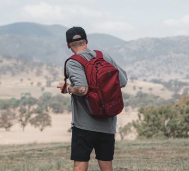 Albek Dudley Burgundy Backpack
