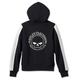 Women's Willie G Sherpa Lined Zip Front Hoodie - Black Beauty