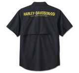 Men's Wicked Short Sleeved Performance Shirt - Harley Black