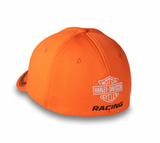 Start Your Engines Stretch-Fit Baseball Cap - Harley Orange