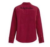 Women's Thrill Seeker Corduroy Shirt - Tibetan Red