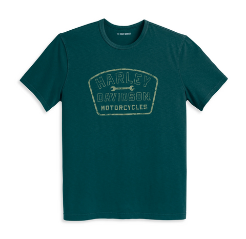 Men's Wrench Crew Tee - Deep Teal