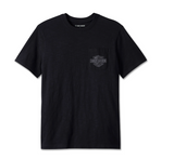 Men's Bar & Shield 3D Pocket Tee - Black Beauty