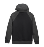 Men's Classic Staple Raglan Hoodie - Colorblocked - Black Beauty