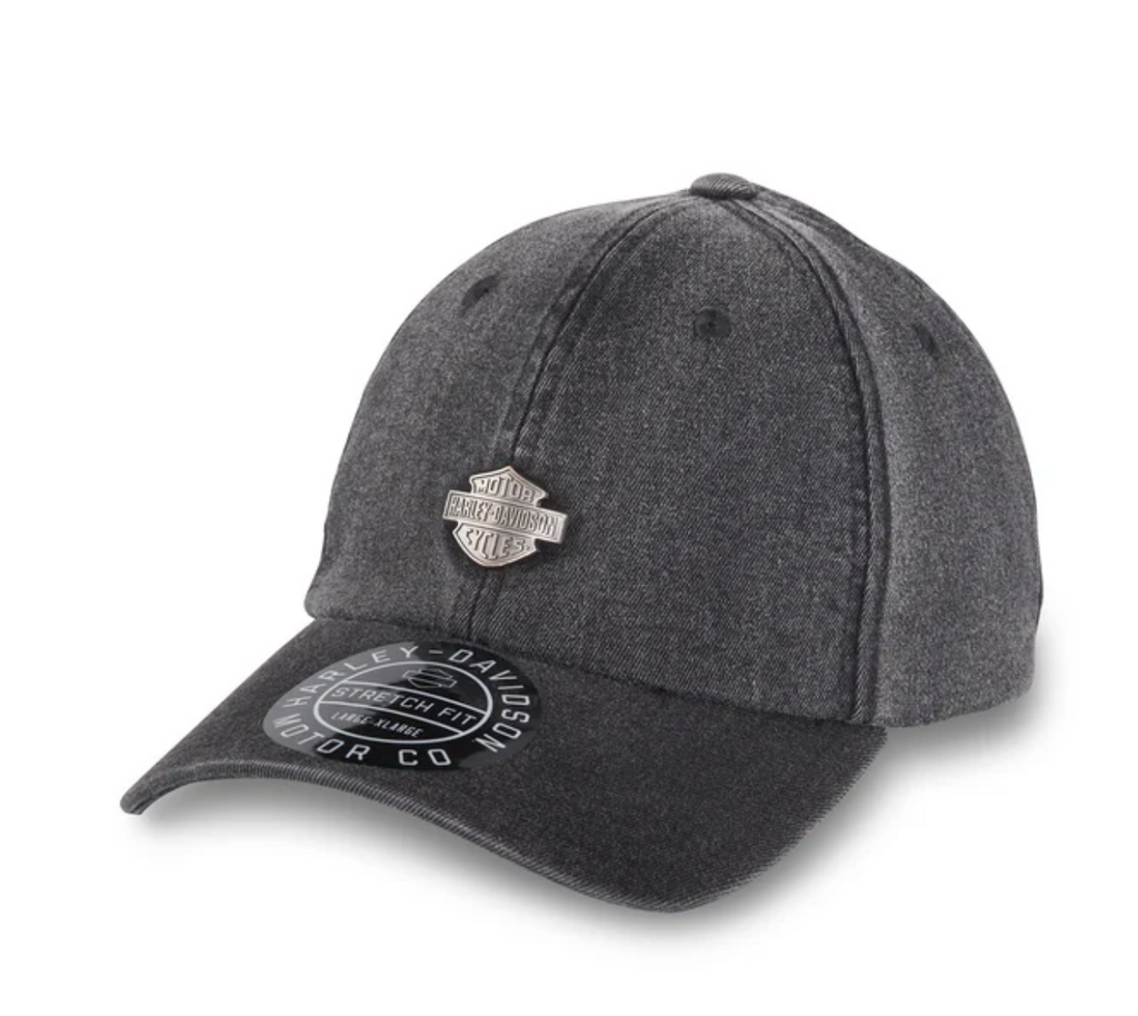 Bar & Shield Denim Stretch-Fit Cap