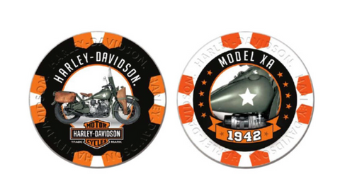 Harley-Davidson® Vintage Series 9 - 1942 Model XA Collectible Poker Chips