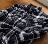 Men's Essence Shirt - Black Plaid