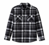 Men's Essence Shirt - Black Plaid