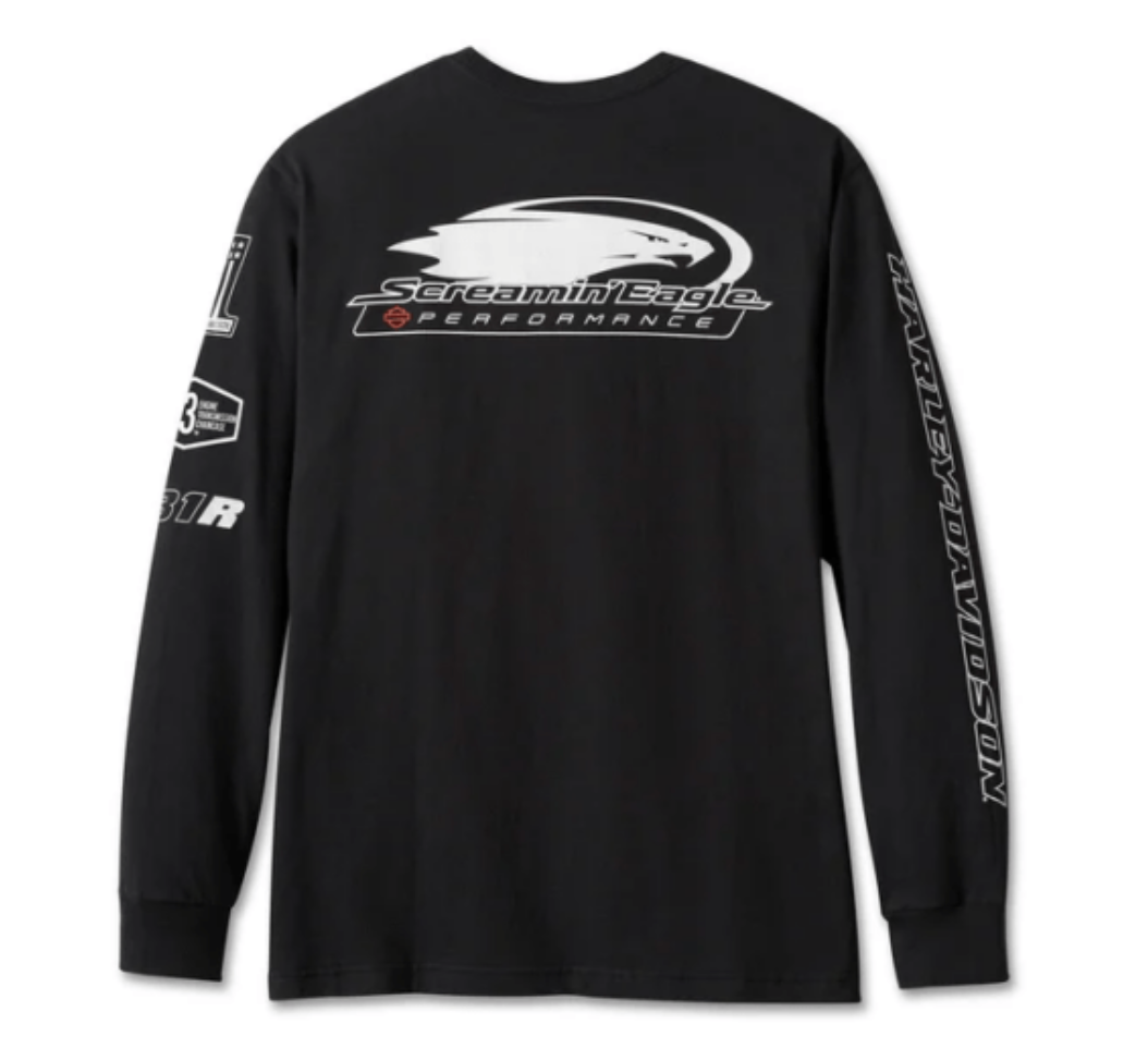 Men’s Screamin’ Eagle Long Sleeve Tee
