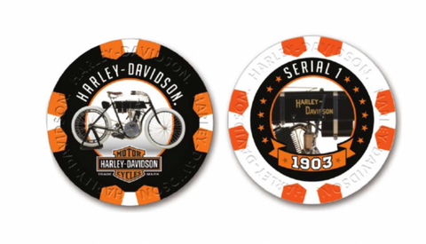 Harley-Davidson® Vintage Series 1 - 1903 Serial 1 Collectible Poker Chips