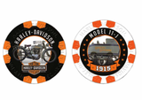 Harley-Davidson® Vintage Series 3 - 1915 Model 11-J Collectible Poker Chips