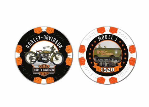 Harley-Davidson® Vintage Series 5 - 1920 Model J Collectible Poker Chips