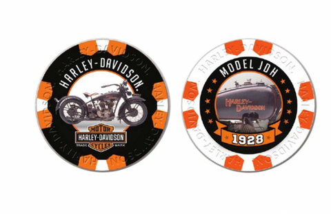 Harley-Davidson® Vintage Series 6 - 1928 Model JDH Collectible Poker Chips