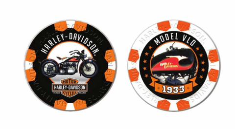 Harley-Davidson® Vintage Series 7 - 1933 Model VLD Collectible Poker Chips