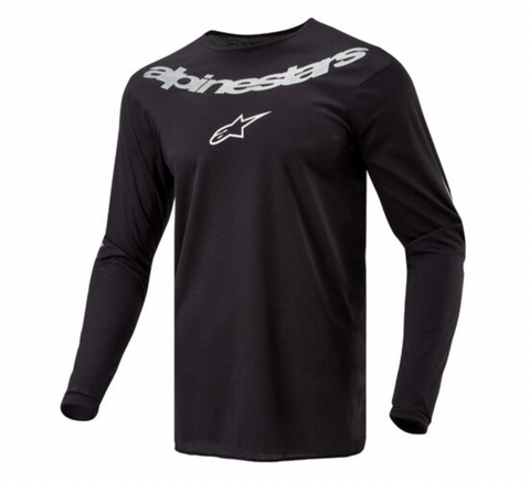 Alpinestars 2024 Fluid Graphite Jersey - Black/Silver