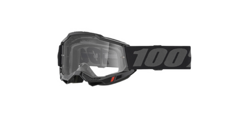 100% Percent Accuri 2 OTG Black Clear Goggles