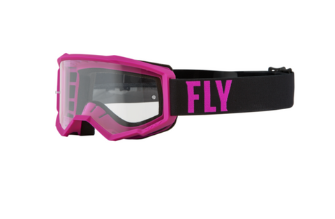 Fly 2023 Focus Goggles Pink/Black w/Clear Lens