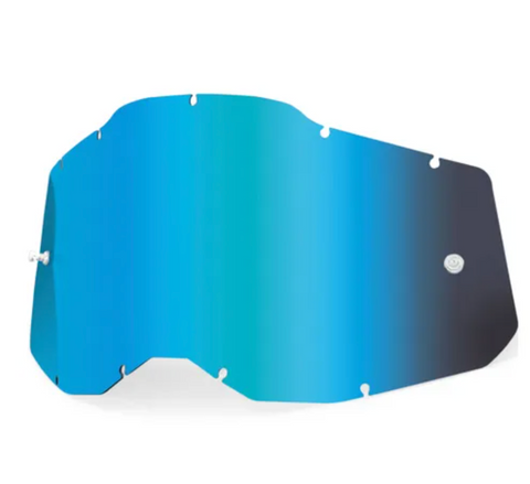 100% Racecraft2, Accuri 2 & Strata2 Mirror Blue Lens