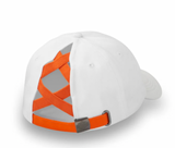 Women's Stacked Bar & Shield Ponytail Cap - Bright White