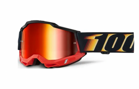 100% Accuri 2 Goggle Stamino2-Mirror Red Lens