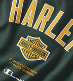 Champion x Harley-Davidson Fanatic Crew Neck Sweatshirt - Dark Green Champion