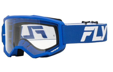 Fly Focus Goggle Blue White