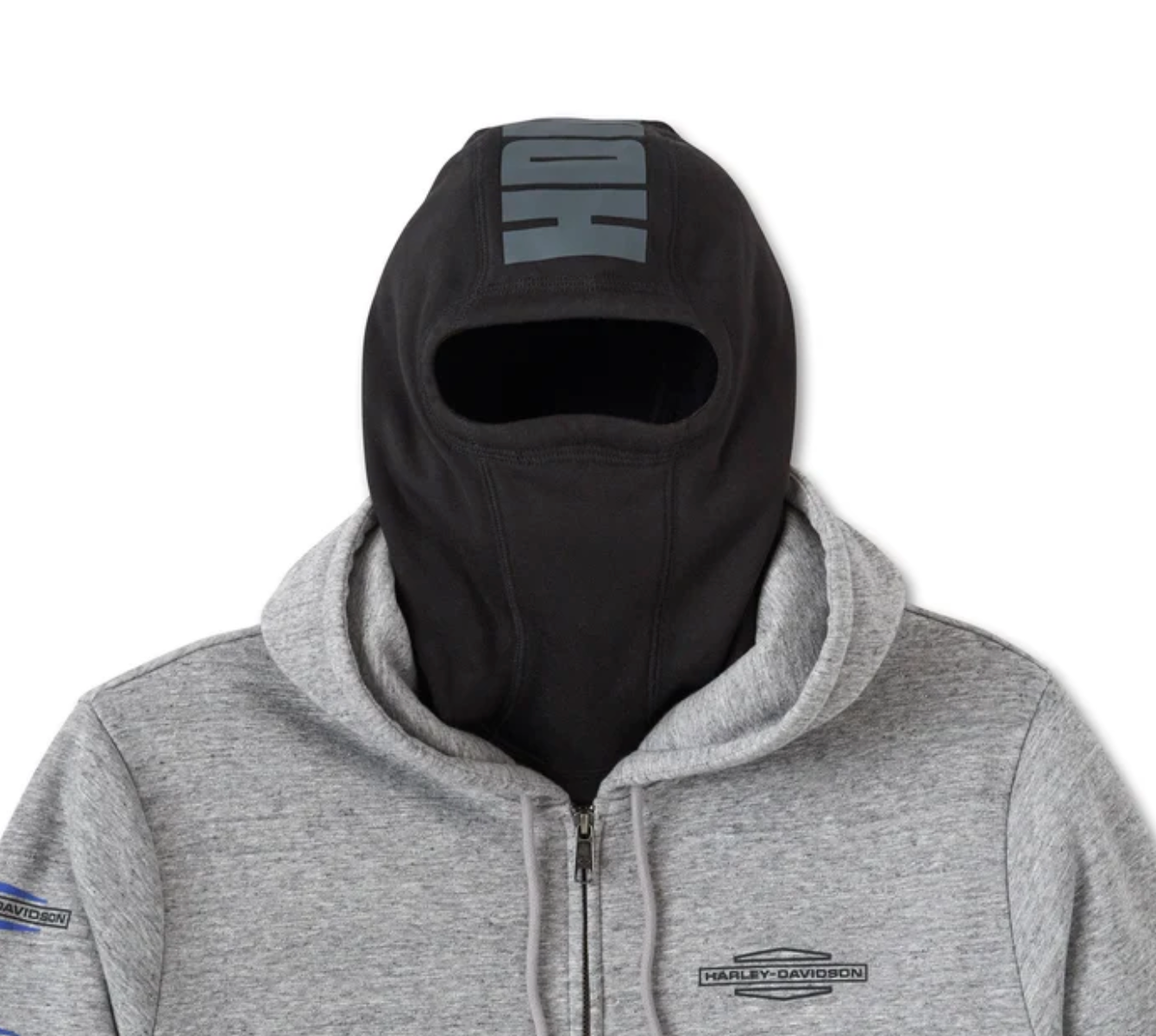 Roaring Balaclava Hoodie - Grey Heather