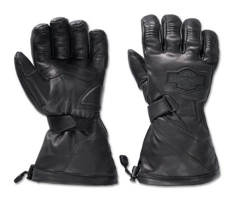 Men's Circuit II Waterproof Leather Gauntlet Gloves