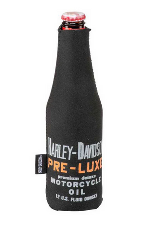 Harley-Davidson® Pre-Luxe Neoprene Zippered Bottle Wrap w/ Bottle Opener