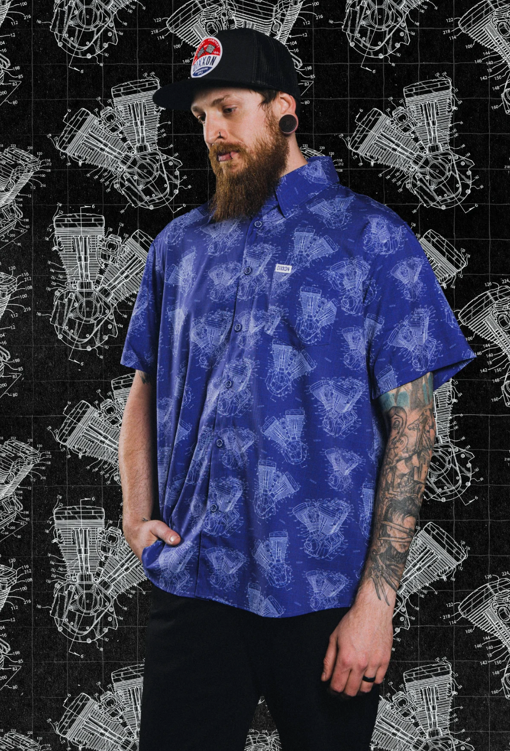 Dixxon Blueprint Party Shirt