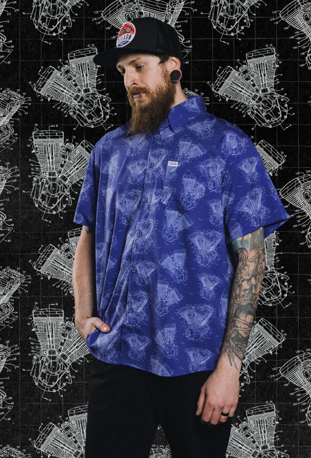 Dixxon Blueprint Party Shirt