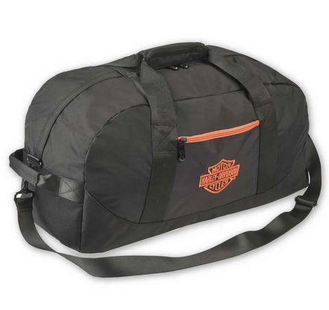 Harley-Davidson® Rugged High-Density Nylon Bar & Shield Dura-Duffel 24" - Black