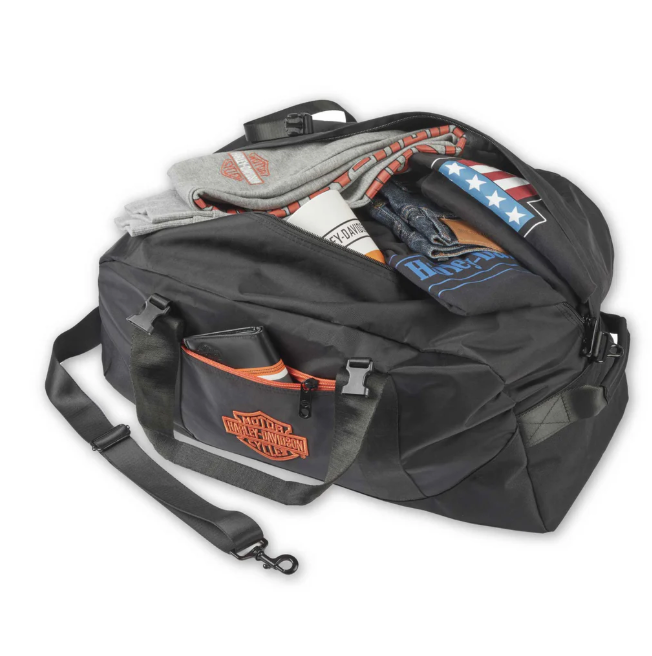 Harley-Davidson® Rugged High-Density Nylon Bar & Shield Dura-Duffel 24" - Black