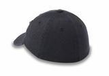 Flying Lap Distressed Stretch-Fit Basbeall Hat - Harley Black