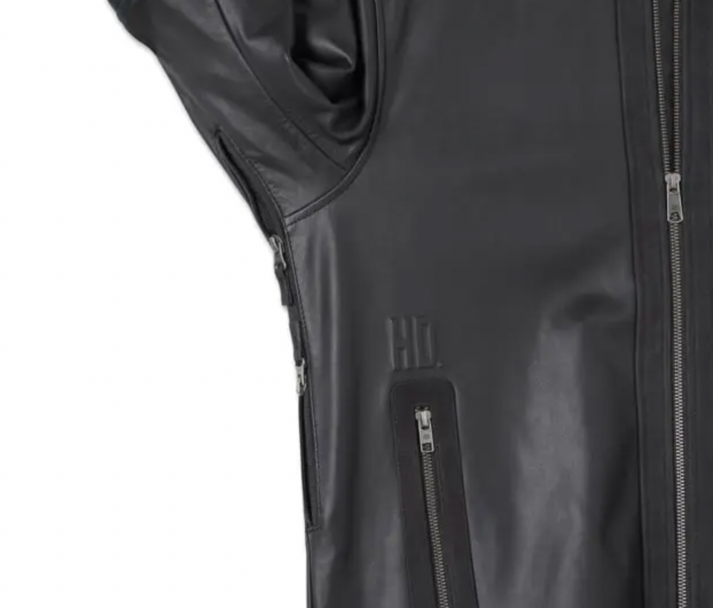 HARLEY-DAVIDSON MENS H-D PANHEAD LEATHER RIDING JACKET