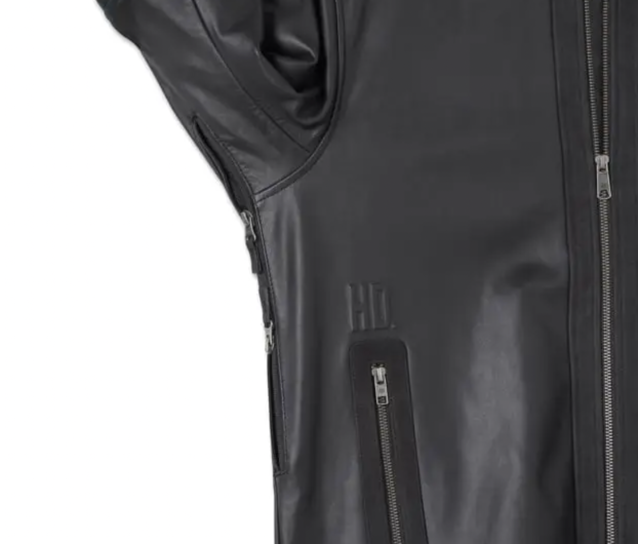 HARLEY-DAVIDSON MENS H-D PANHEAD LEATHER RIDING JACKET