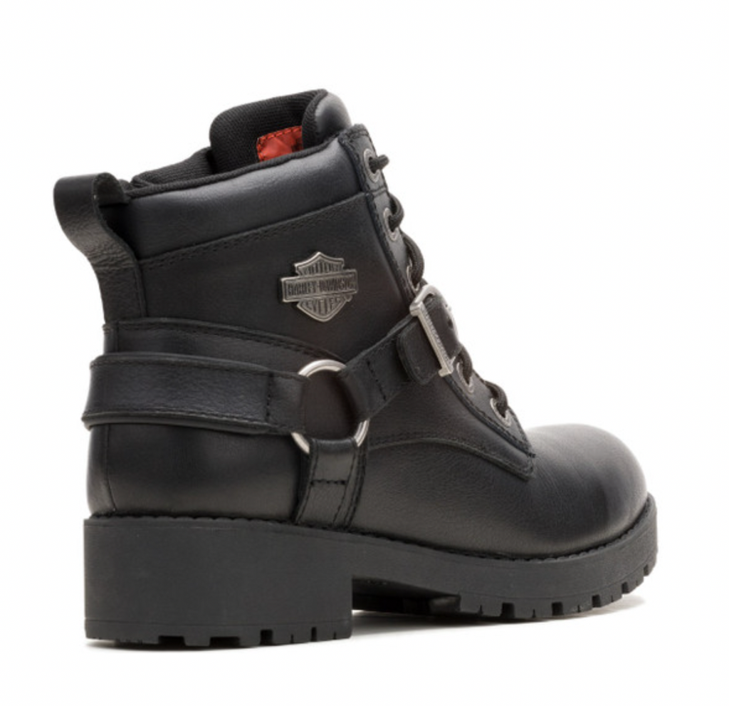 Harley-Davidson® Women's Kelley Harness Ride WP Black Motorcycle Boots