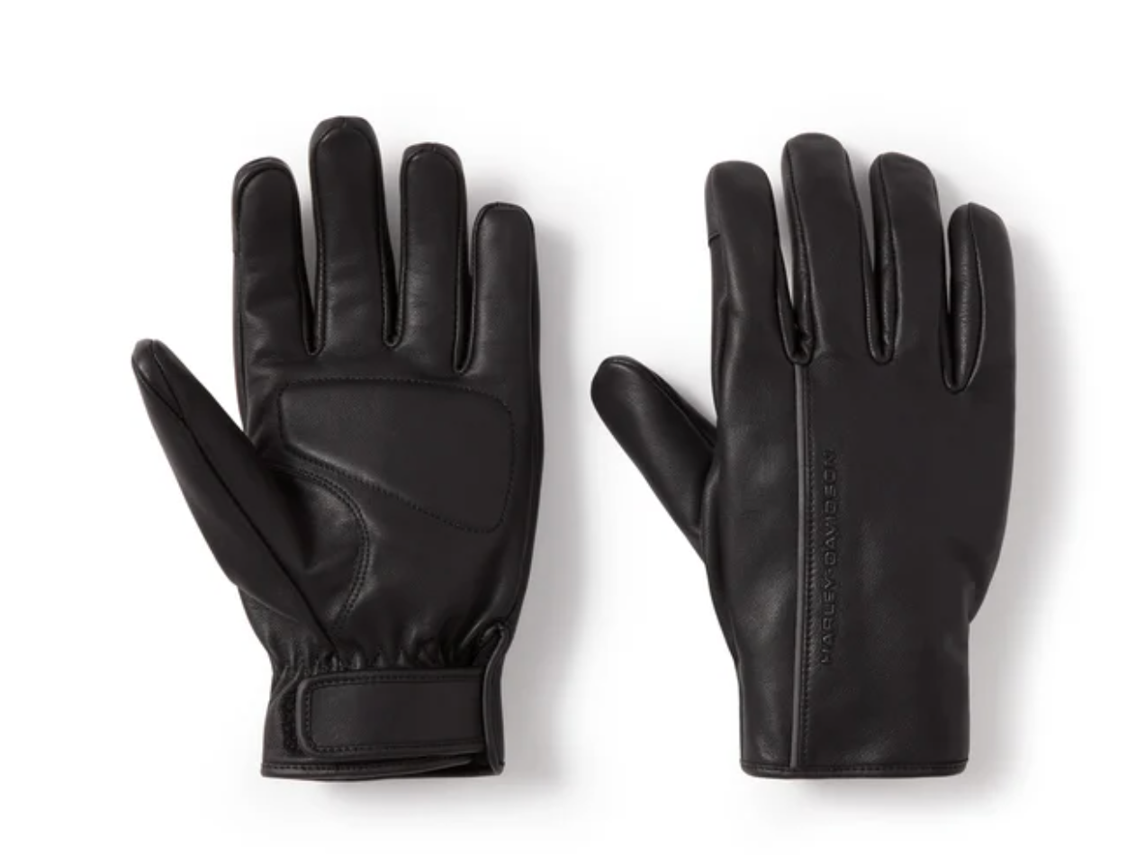H-D Waterproof Leather Riding Gloves