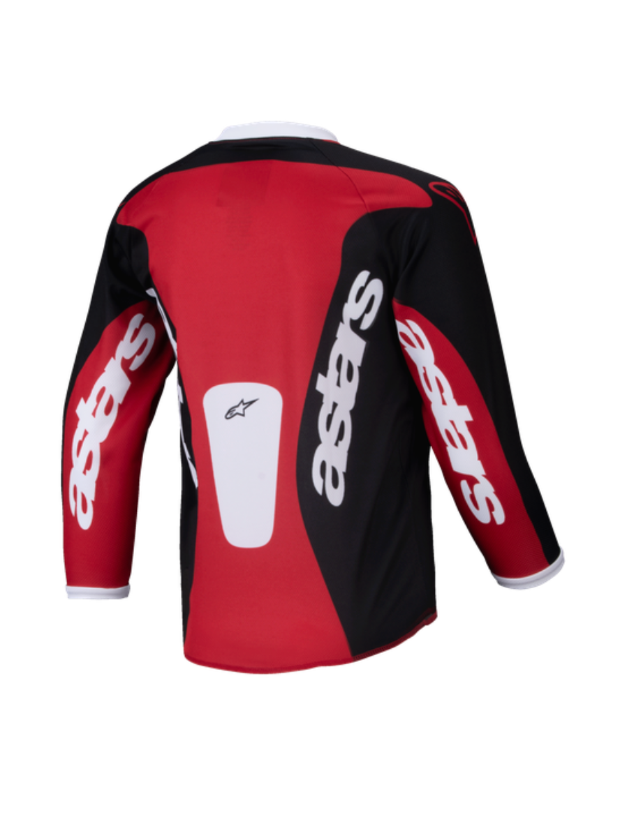 Alpinestars 2025 Kids Racer Veil Jersey - Black/Bright Red