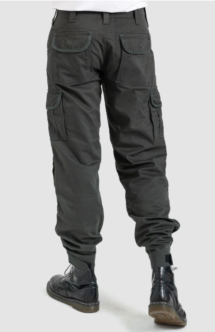 Resurgence Gear Mens Motorcycle Cargo Straight-Grey