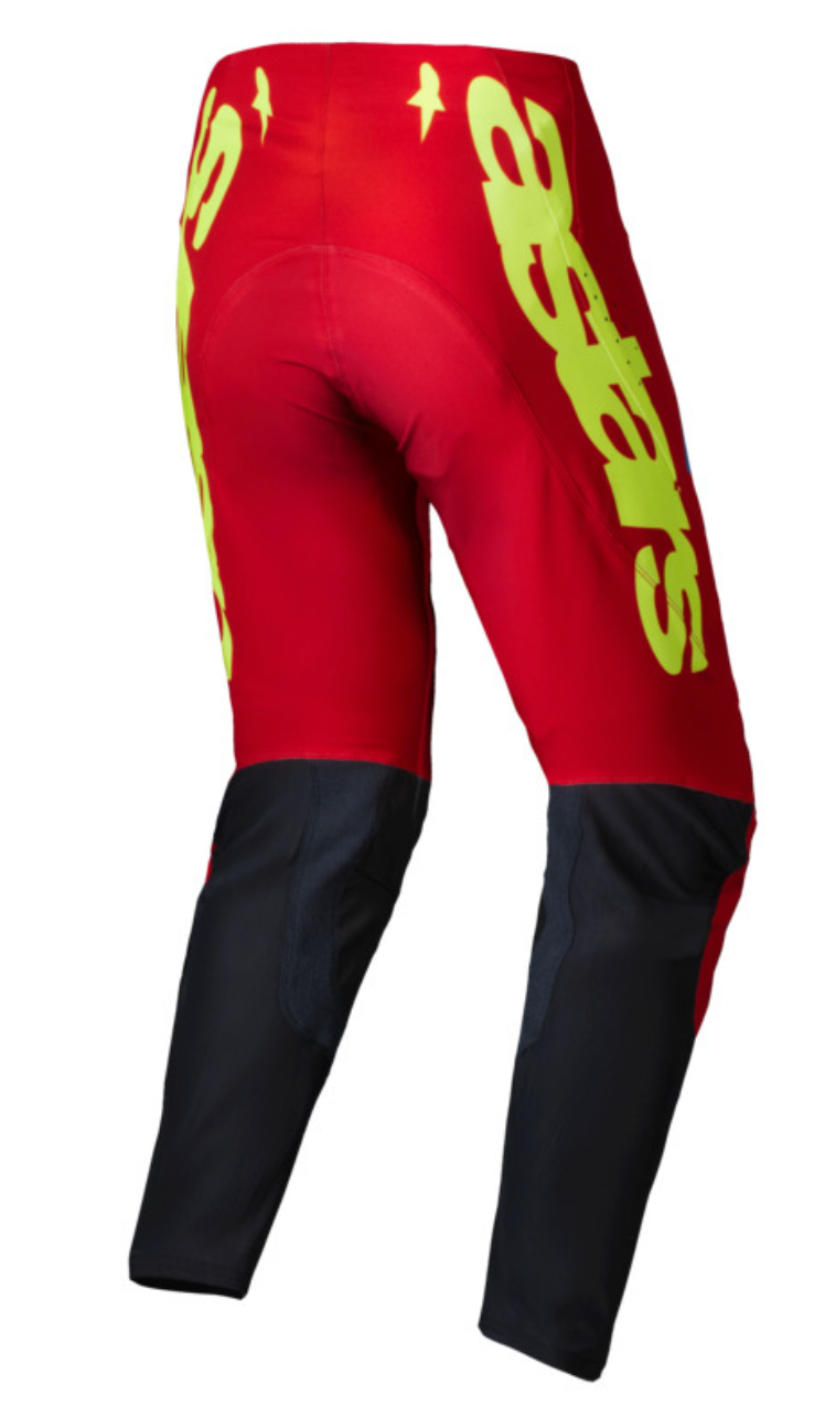 Alpinestars 2025 Supertech Maker Pants - Bright Red/Fluro Yellow
