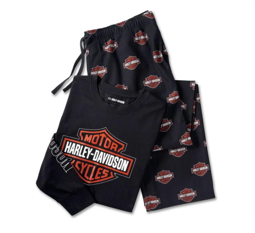 Men's Bar & Shield Long Sleeve Pajama Set