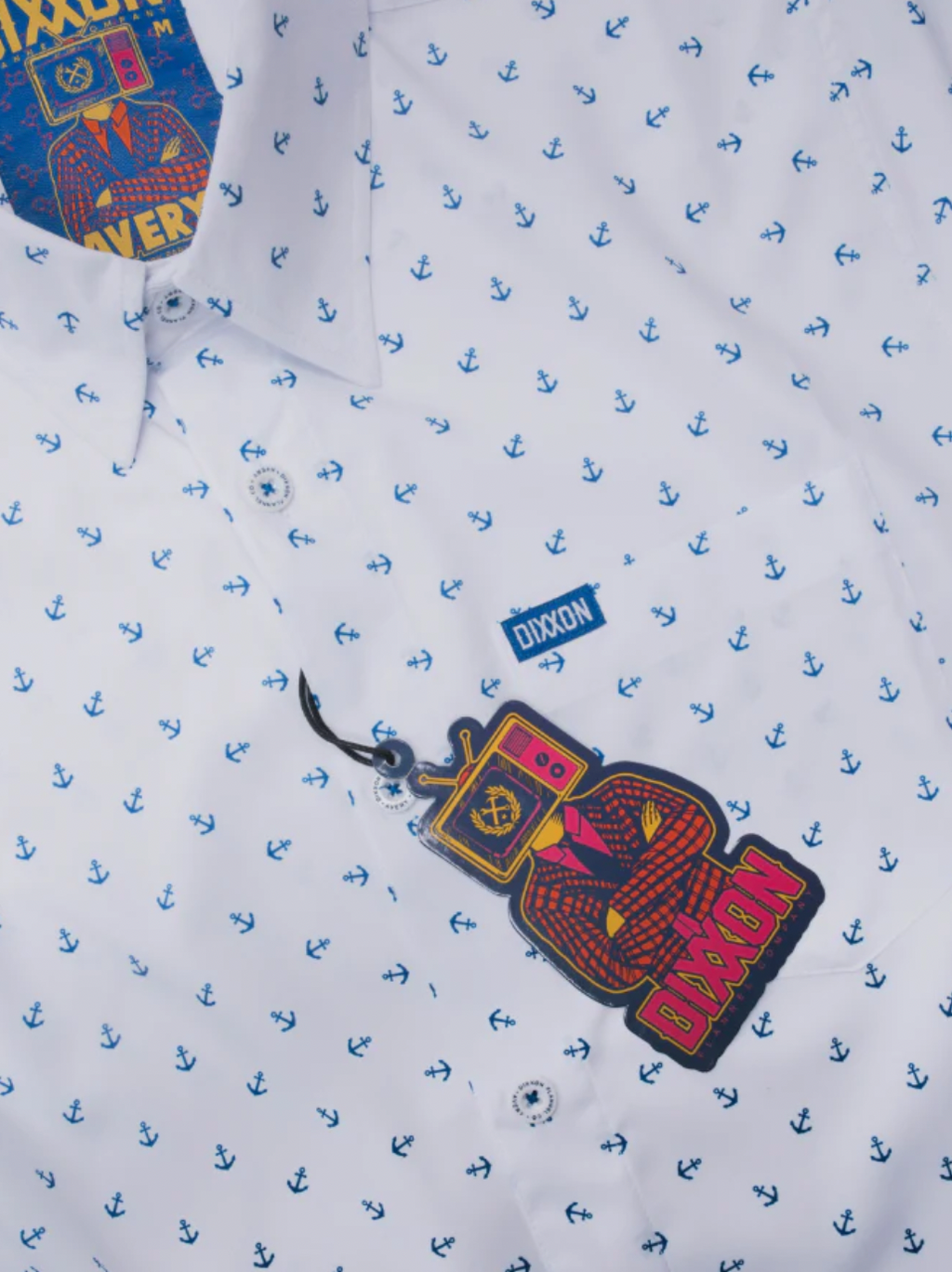 Dixxon Avery Party Shirt - White