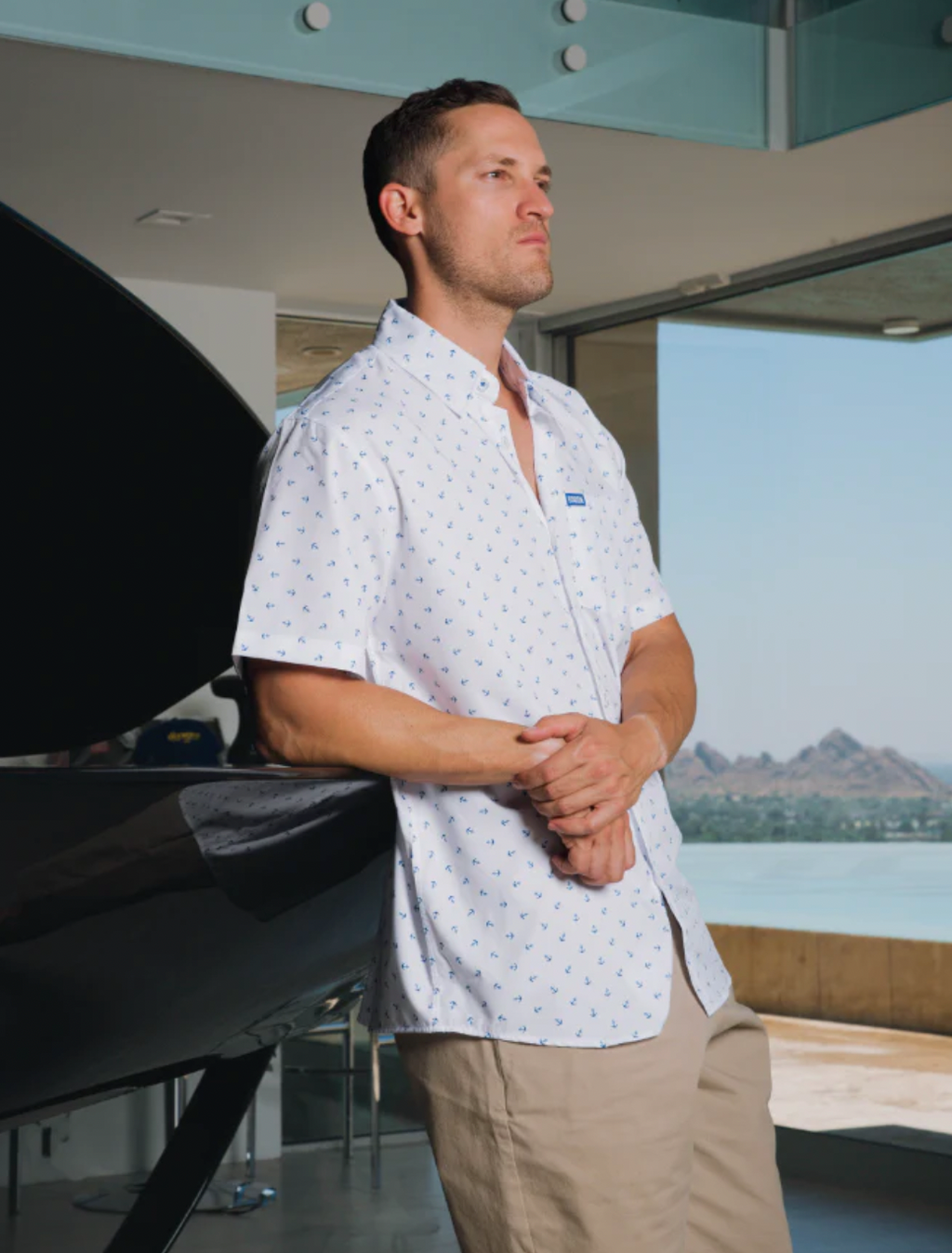 Dixxon Avery Party Shirt - White