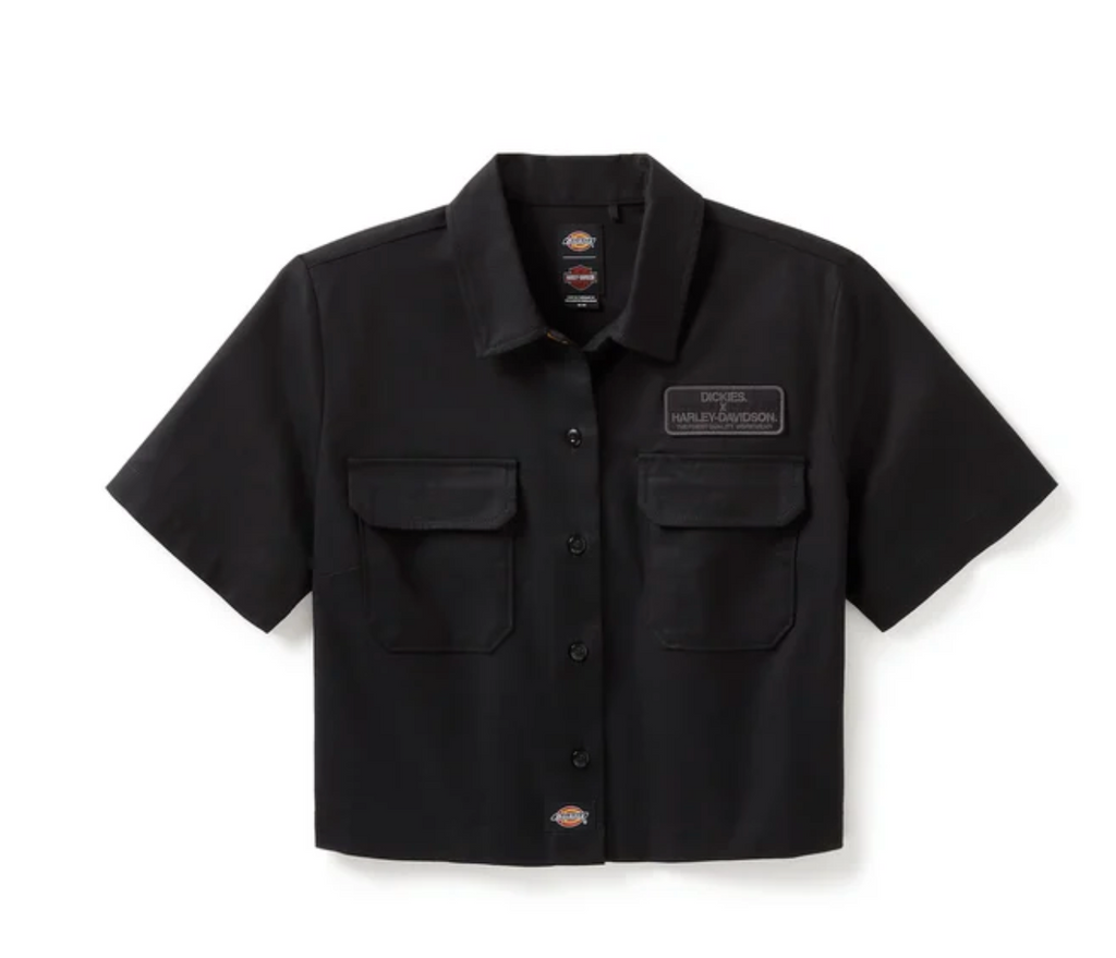 Women's Dickies x H-D Eagle Cropped Work Shirt