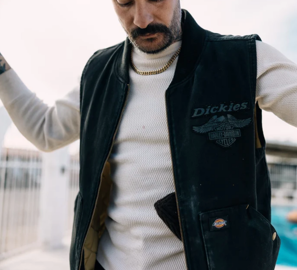 Men's Dickies x H-D Quilted Canvas Vest